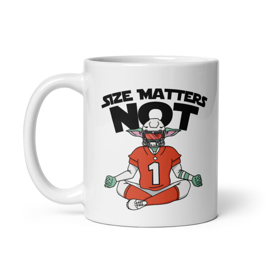 TFG "Size Matters Not" White Glossy Mug