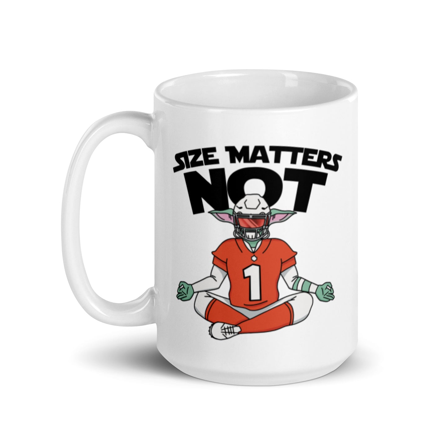 TFG "Size Matters Not" White Glossy Mug